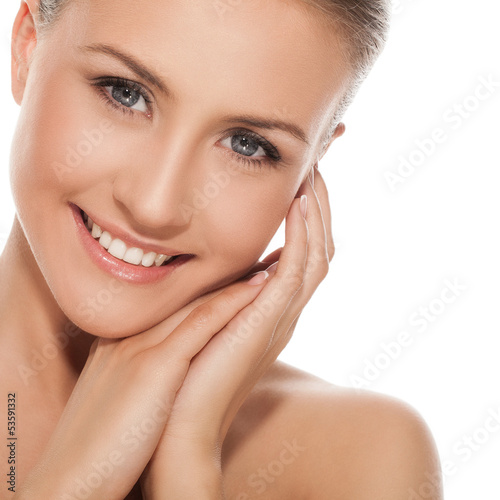 Photo: Young happy caucasian woman naked Young happy caucasian woman naked