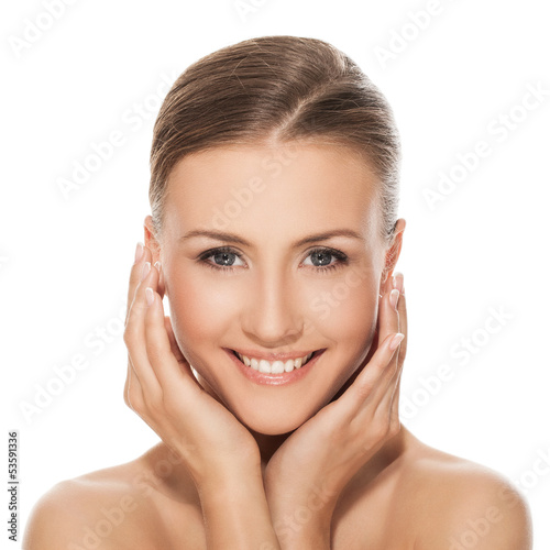 Photo: Young happy caucasian woman naked Young happy caucasian woman naked