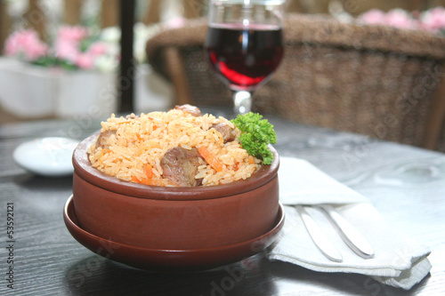 Photo: pilau with meat pilau with meat
