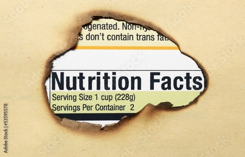 Photo: Nutrition facts Nutrition facts