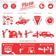 pizza graphic elements, online service, food order pizza graphic elements, online service, food order