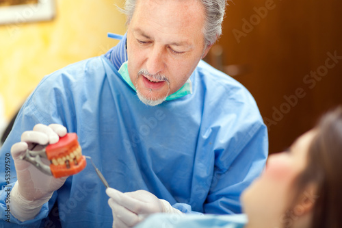 Photo: Dentist at work Dentist at work