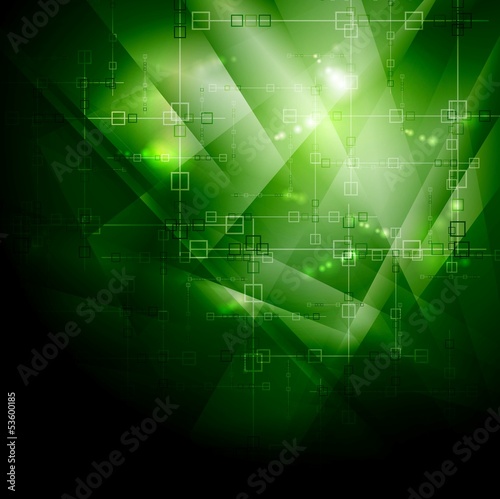 Vector: Dark technology vector backdrop Dark technology vector backdrop