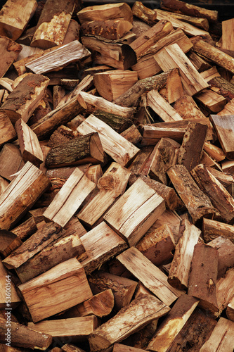 Photo: chopped wood chopped wood