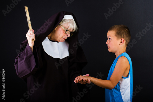 Photo: punishment nun style punishment nun style