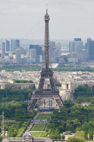 Photo: Paris von oben, Frankreich, Luftaufnahme Paris von oben, Frankreich, Luftaufnahme