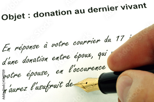 Photo: La donation La donation