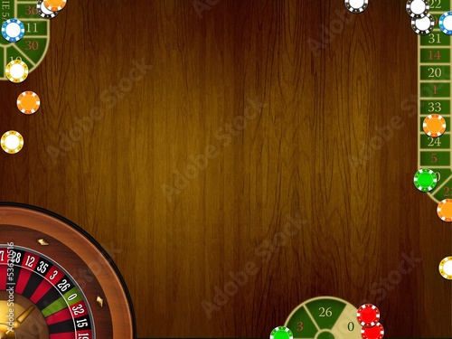 Illustration: casino table background casino table background