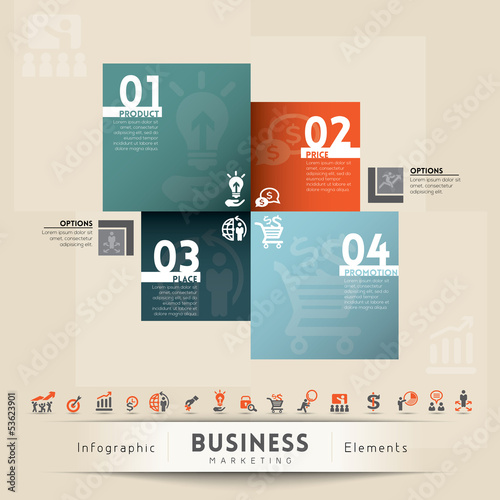 Vector: Business Marketing Concept Graphic Element Business Marketing Concept Graphic Element