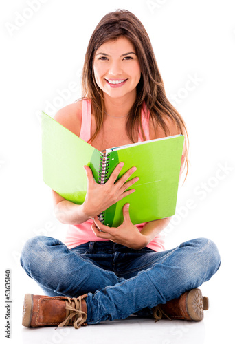Photo: Female student smiling Female student smiling