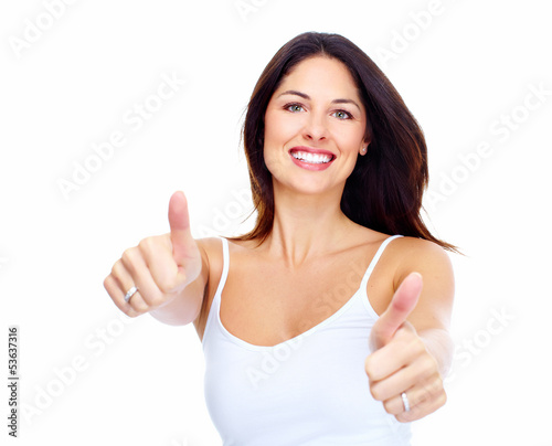 Photo: Young happy woman. Young happy woman.