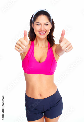 Photo: Young happy woman. Young happy woman.