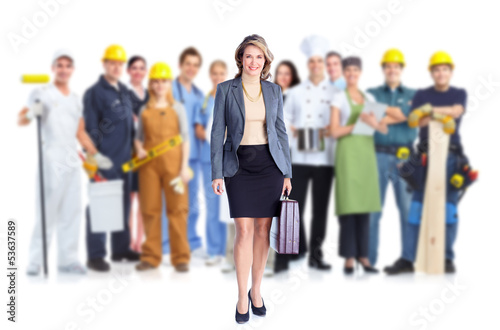 Photo: Business people team. Business people team.