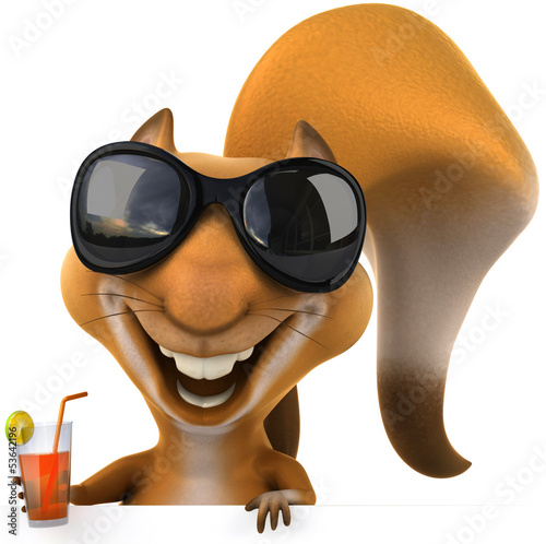 Illustration: Fun squirrel Fun squirrel