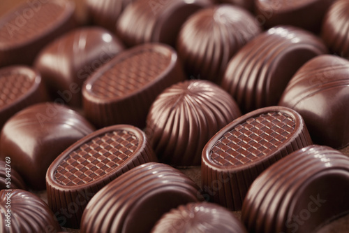 Photo: Chocolate pralines Chocolate pralines