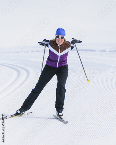 Photo: sportlich Langlaufen sportlich Langlaufen