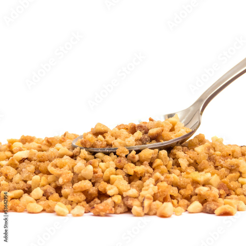 Photo: Caramelized Nuts with Spoon Caramelized Nuts with Spoon