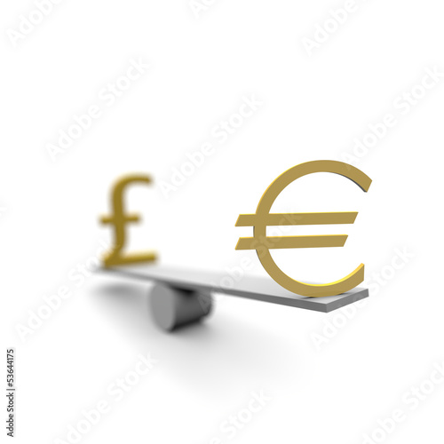 Illustration: euro, pfund, währung, england, euro, pfund, währung, england,