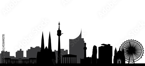 Illustration: vienna skyline vienna skyline