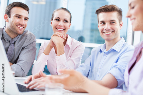 Photo: Business team at the office Business team at the office