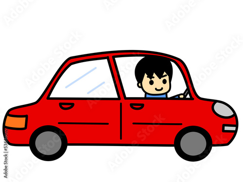 Illustration: 自動車 運転 自動車 運転