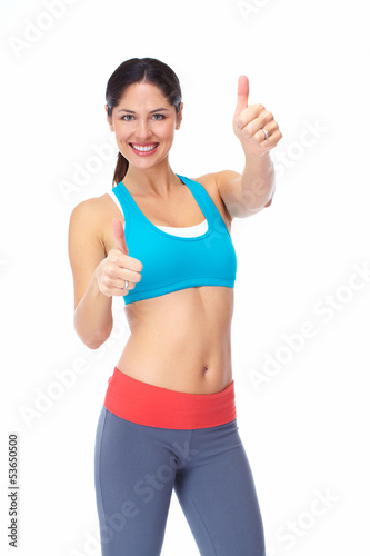 Photo: Young happy woman. Young happy woman.