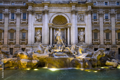 Photo: The "Trevi Fountain" in Rome, Italy The "Trevi Fountain" in Rome, Italy