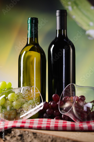 Photo: rot und weißwein rot und weißwein