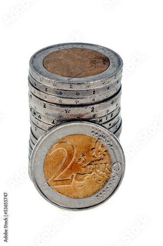 Photo: Pièces de deux euros Pièces de deux euros