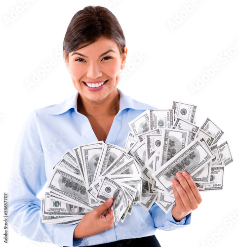 Photo: Millionaire business woman Millionaire business woman