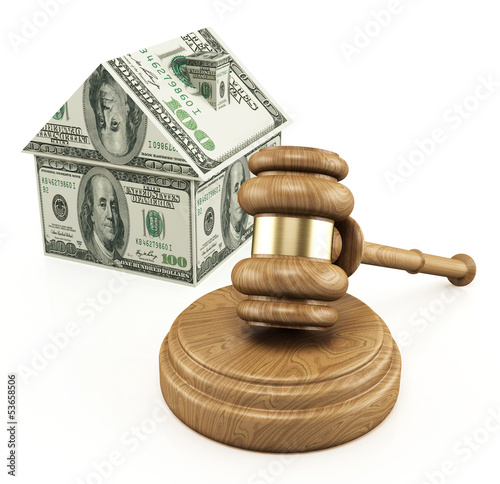 Illustration: Real estate auction Real estate auction