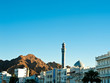 oman, muscat, minaret of mosque oman, muscat, minaret of mosque