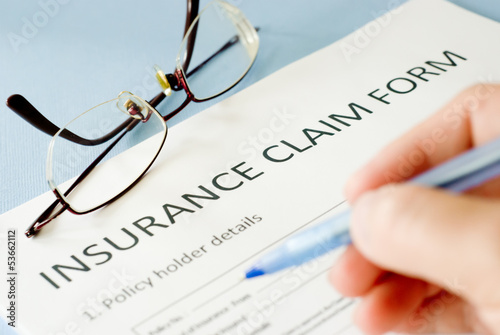 Photo: insurance claim form insurance claim form