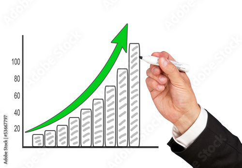 Illustration: Business Diagramm Business Diagramm