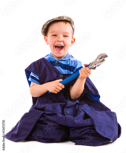 Photo: Little workman Little workman