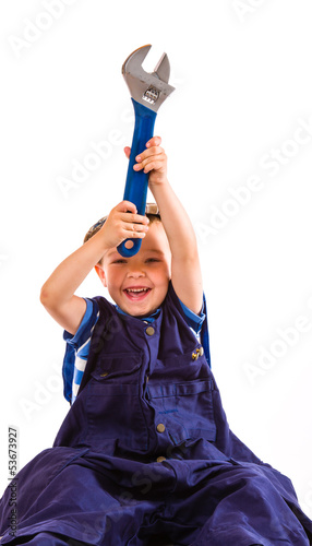 Photo: Little workman Little workman