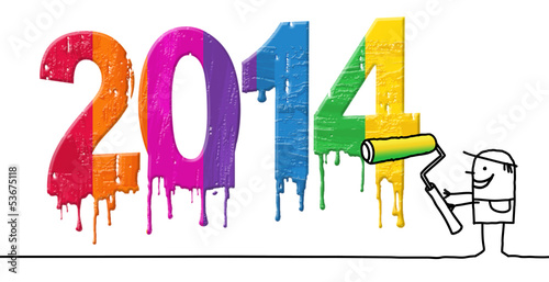 Illustration: freshly painted 2014 freshly painted 2014