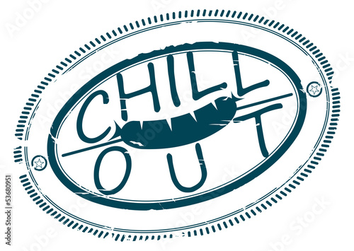 Vector: Chill out stamp Chill out stamp