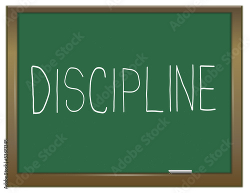 Illustration: Discipline concept. Discipline concept.