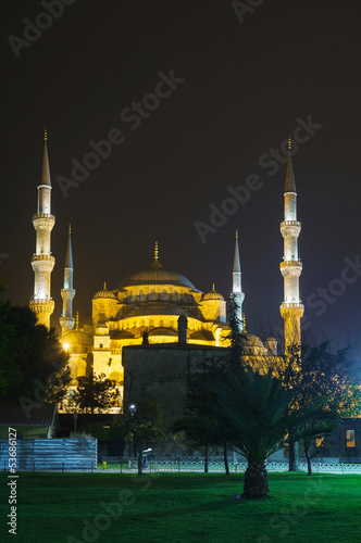 Photo: Sultan Ahmed Mosque (Blue Mosque) in Istanbul Sultan Ahmed Mosque (Blue Mosque) in Istanbul