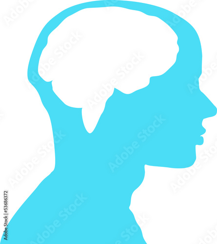 Vector: medical man and brain medical man and brain