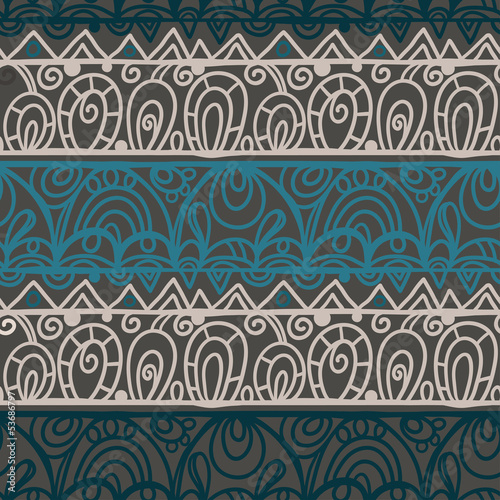 Illustration: Color abstract lacy seamless pattern Color abstract lacy seamless pattern