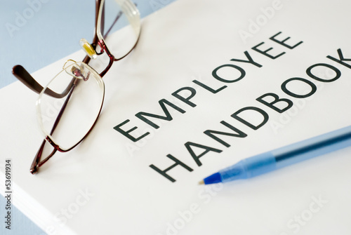 Photo: employee handbook employee handbook