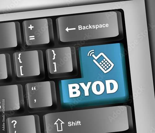 Illustration: Keyboard Illustration "BYOD - Bring Your Own Device" Keyboard Illustration "BYOD - Bring Your Own Device"
