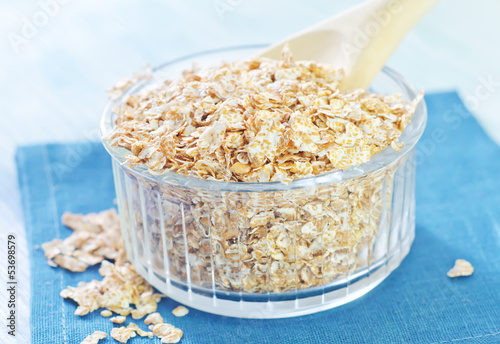 Photo: oat flakes with berries oat flakes with berries