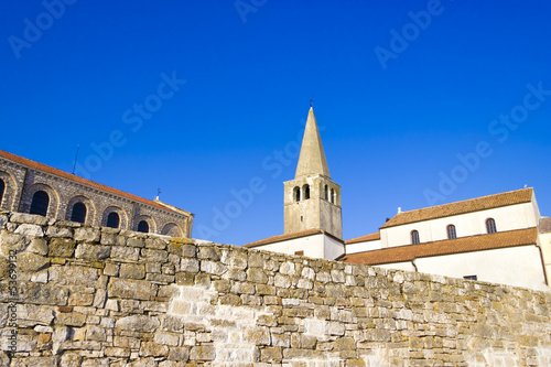 Photo: Porec - old Adriatic town in Croatia, Istria region. Popular tou Porec - old Adriatic town in Croatia, Istria region. Popular tou
