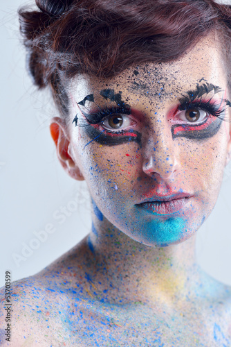 Photo: Beautiful Woman with Luxury Makeup Beautiful Woman with Luxury Makeup