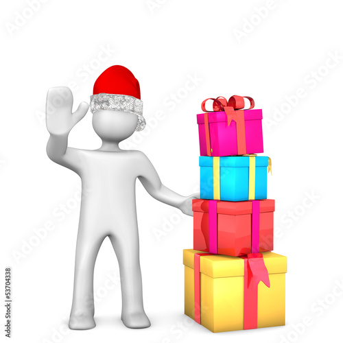 Illustration: Manikin Santa Gifts Manikin Santa Gifts