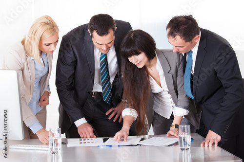 Photo: Business People Working Together Business People Working Together