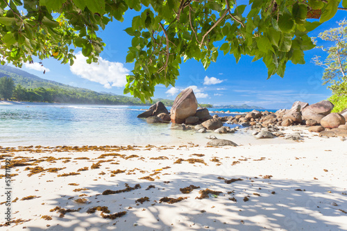 Photo: plage des Seychelles plage des Seychelles